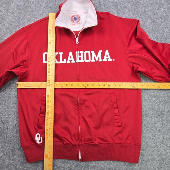 Oklahoma Sooners OU Womens XL Full Zip Track Jacket - Picture 7 of 7